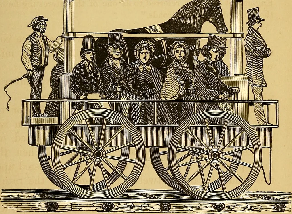 An illustration from The history of the first locomotives in America : from the original documents, and the testimony of living witnesses, 1874, leaf 155
