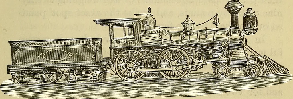An illustration from The history of the first locomotives in America : from the original documents, and the testimony of living witnesses, 1874, leaf 257