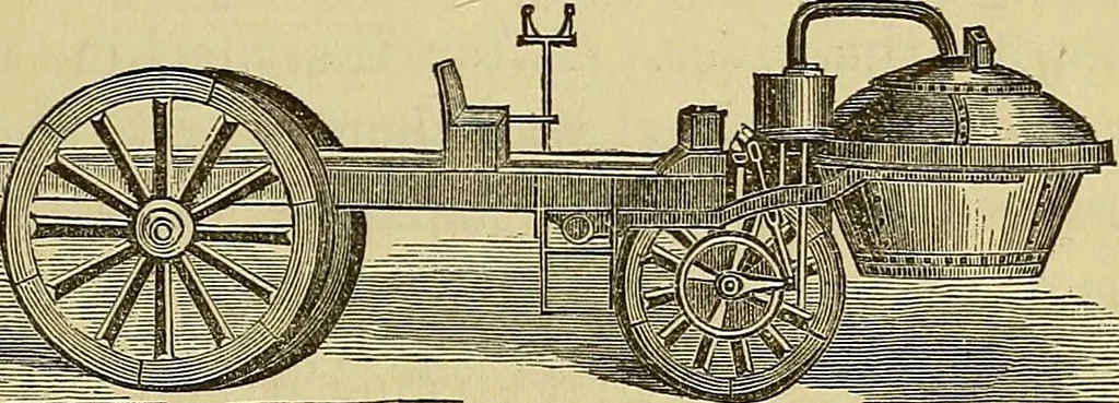 An illustration from The history of the first locomotives in America : from the original documents, and the testimony of living witnesses, 1874, leaf 43