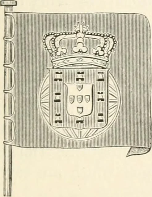 An illustration from History of the flag of the United States of America : and of the naval and yacht-club signals, seals, and arms, and principal national songs of the United States, with a chronicle of the symbols, standards, banners, and flags of ancient and modern nations, 1894, leaf 128