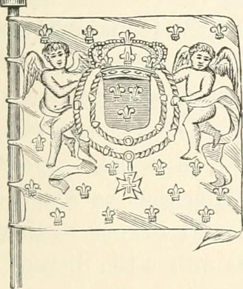 An illustration from History of the flag of the United States of America : and of the naval and yacht-club signals, seals, and arms, and principal national songs of the United States, with a chronicle of the symbols, standards, banners, and flags of ancient and modern nations, 1894, leaf 136