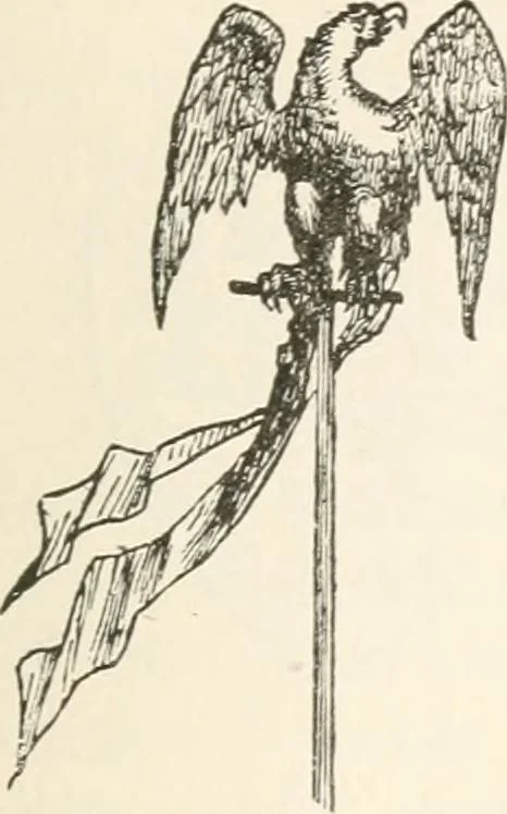 An illustration from History of the flag of the United States of America : and of the naval and yacht-club signals, seals, and arms, and principal national songs of the United States, with a chronicle of the symbols, standards, banners, and flags of ancient and modern nations, 1894, leaf 146