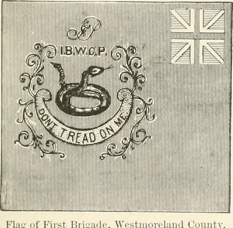 An illustration from History of the flag of the United States of America : and of the naval and yacht-club signals, seals, and arms, and principal national songs of the United States, with a chronicle of the symbols, standards, banners, and flags of ancient and modern nations, 1894, leaf 238