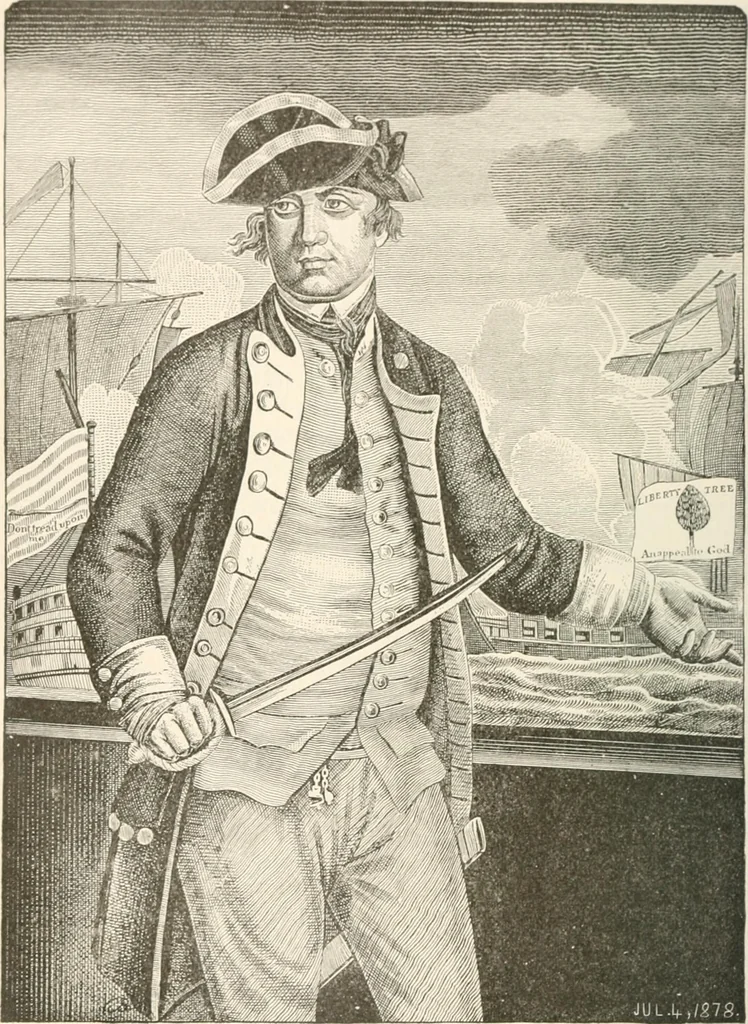 An illustration from History of the flag of the United States of America : and of the naval and yacht-club signals, seals, and arms, and principal national songs of the United States, with a chronicle of the symbols, standards, banners, and flags of ancient and modern nations, 1894, leaf 255