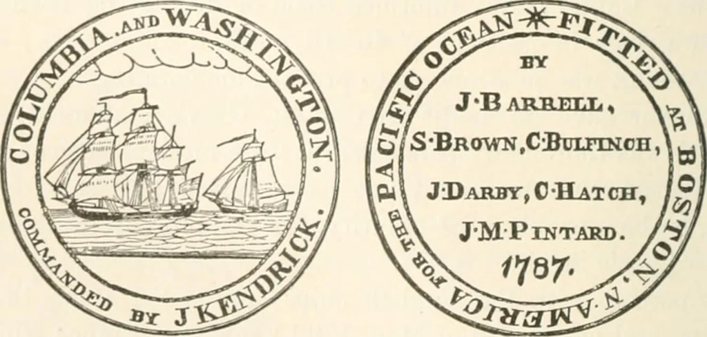 An illustration from History of the flag of the United States of America : and of the naval and yacht-club signals, seals, and arms, and principal national songs of the United States, with a chronicle of the symbols, standards, banners, and flags of ancient and modern nations, 1894, leaf 337