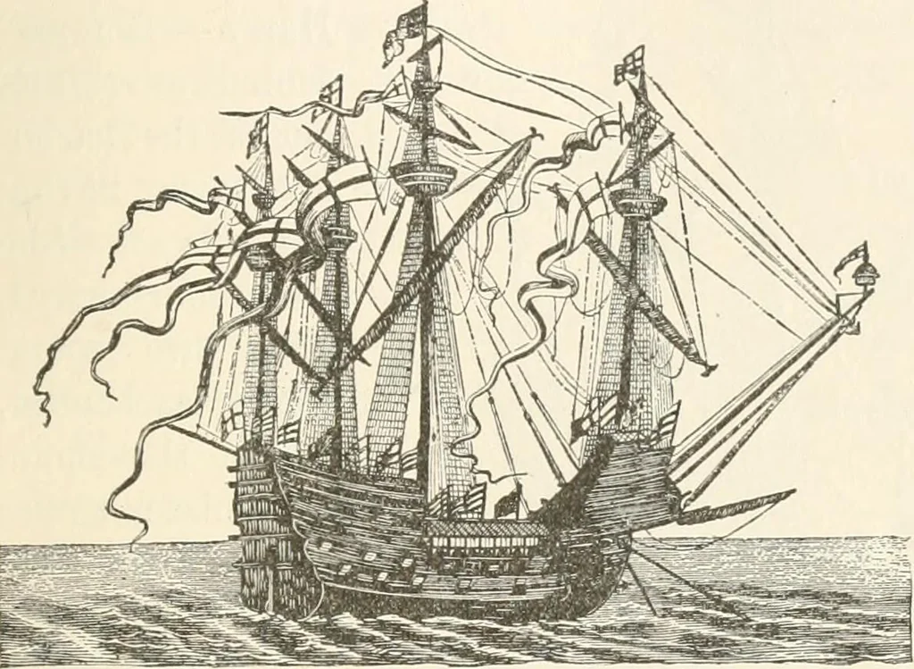 An illustration from History of the flag of the United States of America : and of the naval and yacht-club signals, seals, and arms, and principal national songs of the United States, with a chronicle of the symbols, standards, banners, and flags of ancient and modern nations, 1894, leaf 60