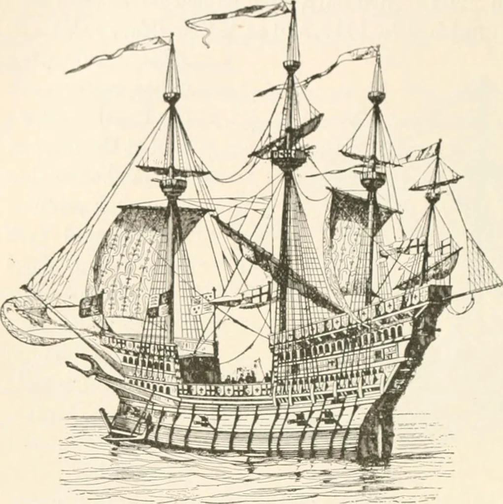 An illustration from History of the flag of the United States of America : and of the naval and yacht-club signals, seals, and arms, and principal national songs of the United States, with a chronicle of the symbols, standards, banners, and flags of ancient and modern nations, 1894, leaf 61