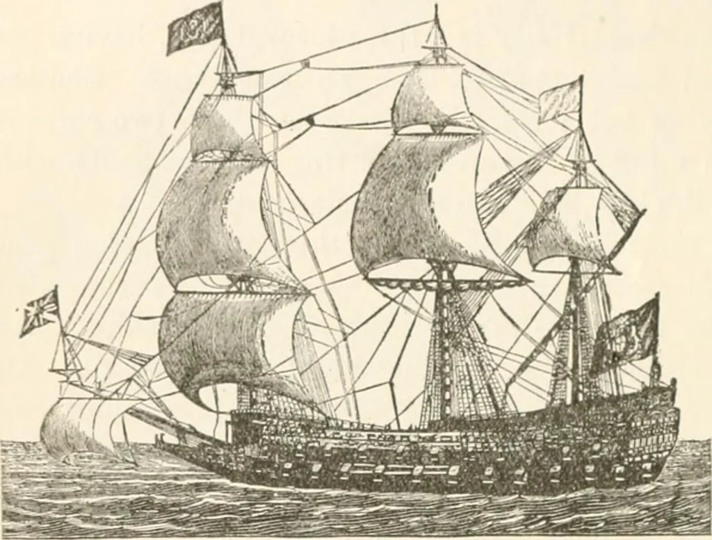 An illustration from History of the flag of the United States of America : and of the naval and yacht-club signals, seals, and arms, and principal national songs of the United States, with a chronicle of the symbols, standards, banners, and flags of ancient and modern nations, 1894, leaf 63