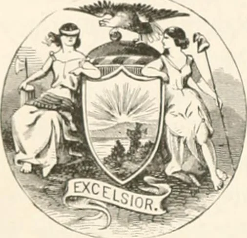 An illustration from History of the flag of the United States of America : and of the naval and yacht-club signals, seals, and arms, and principal national songs of the United States, with a chronicle of the symbols, standards, banners, and flags of ancient and modern nations, 1894, leaf 653