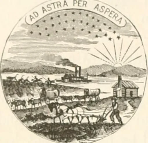 An illustration from History of the flag of the United States of America : and of the naval and yacht-club signals, seals, and arms, and principal national songs of the United States, with a chronicle of the symbols, standards, banners, and flags of ancient and modern nations, 1894, leaf 689