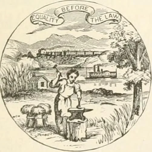 An illustration from History of the flag of the United States of America : and of the naval and yacht-club signals, seals, and arms, and principal national songs of the United States, with a chronicle of the symbols, standards, banners, and flags of ancient and modern nations, 1894, leaf 690
