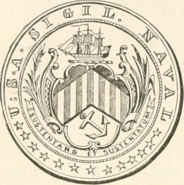 An illustration from History of the flag of the United States of America : and of the naval and yacht-club signals, seals, and arms, and principal national songs of the United States, with a chronicle of the symbols, standards, banners, and flags of ancient and modern nations, 1894, leaf 741