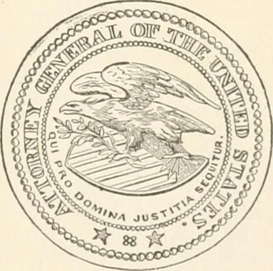 An illustration from History of the flag of the United States of America : and of the naval and yacht-club signals, seals, and arms, and principal national songs of the United States, with a chronicle of the symbols, standards, banners, and flags of ancient and modern nations, 1894, leaf 742
