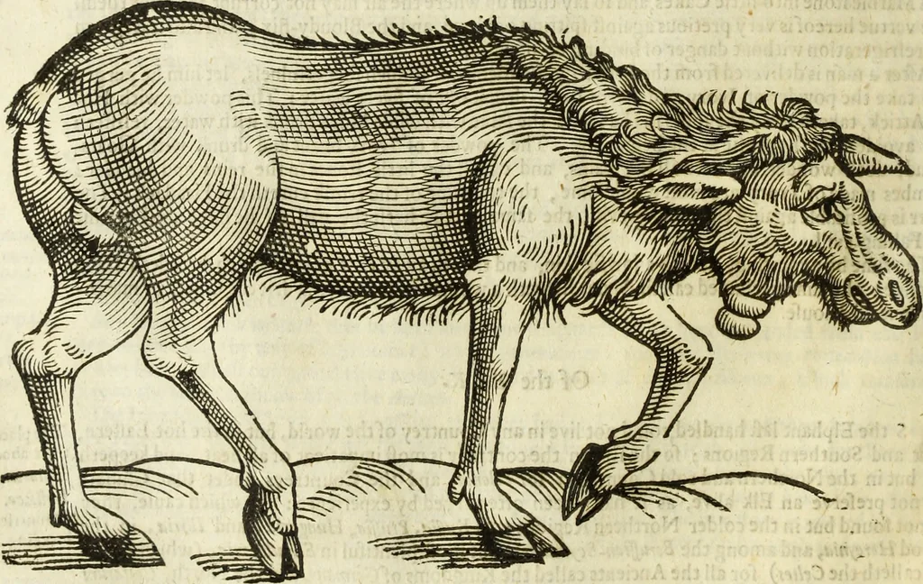 An illustration from The history of four-footed beasts and serpents., 1658, leaf 181
