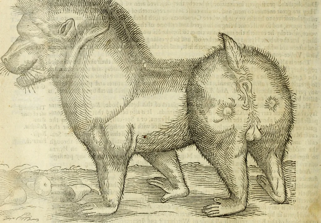 An illustration from The history of four-footed beasts and serpents., 1658, leaf 357