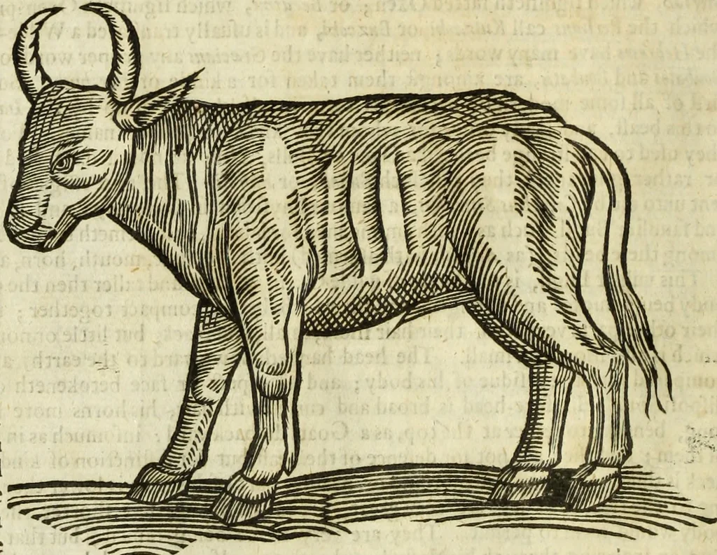 An illustration from The history of four-footed beasts and serpents., 1658, leaf 61