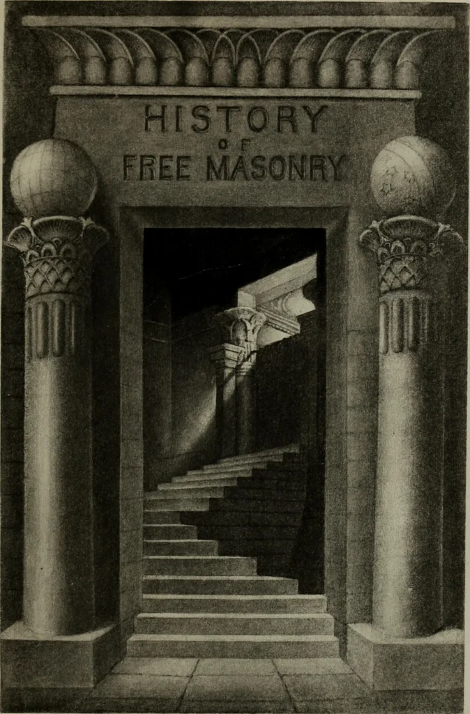 An illustration from The history of freemasonry : its legends and traditions, its chronological history, 1906, leaf 7