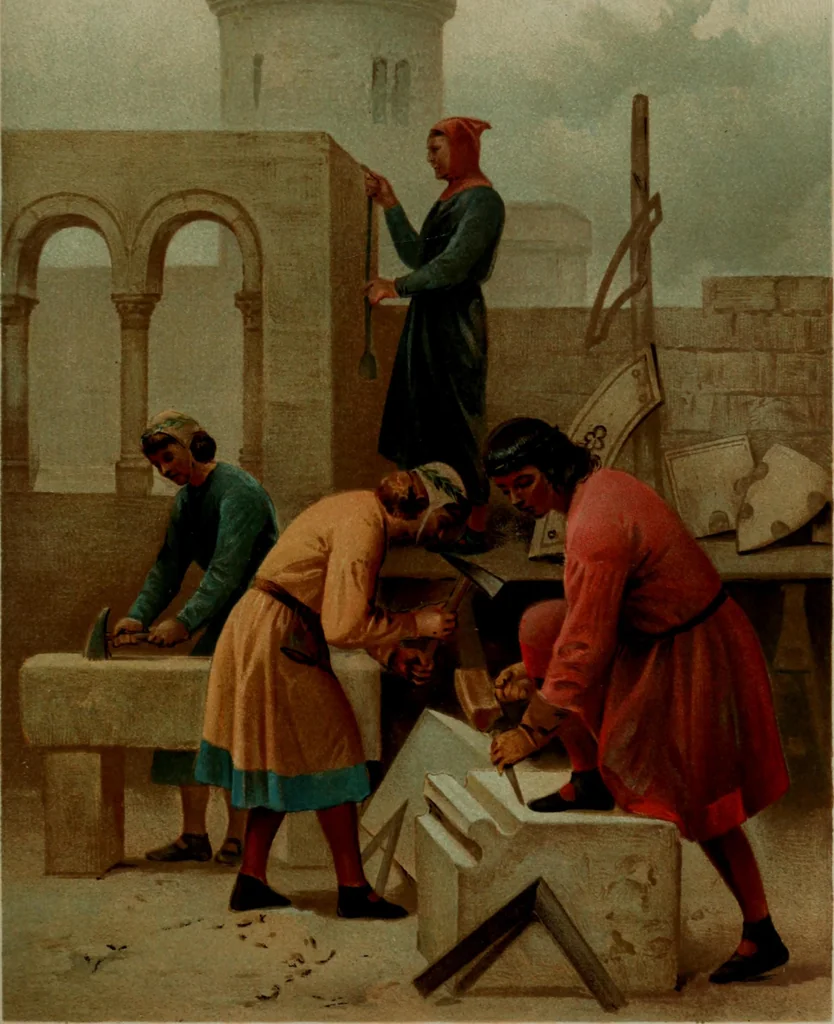 An illustration from The history of freemasonry : its legends and traditions, its chronological history, 1906, leaf 91