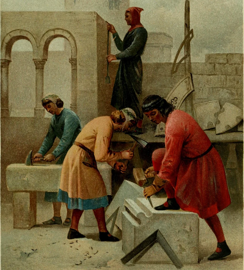 An illustration from The history of freemasonry : its legends and traditions, its chronological history, 1906, leaf 18