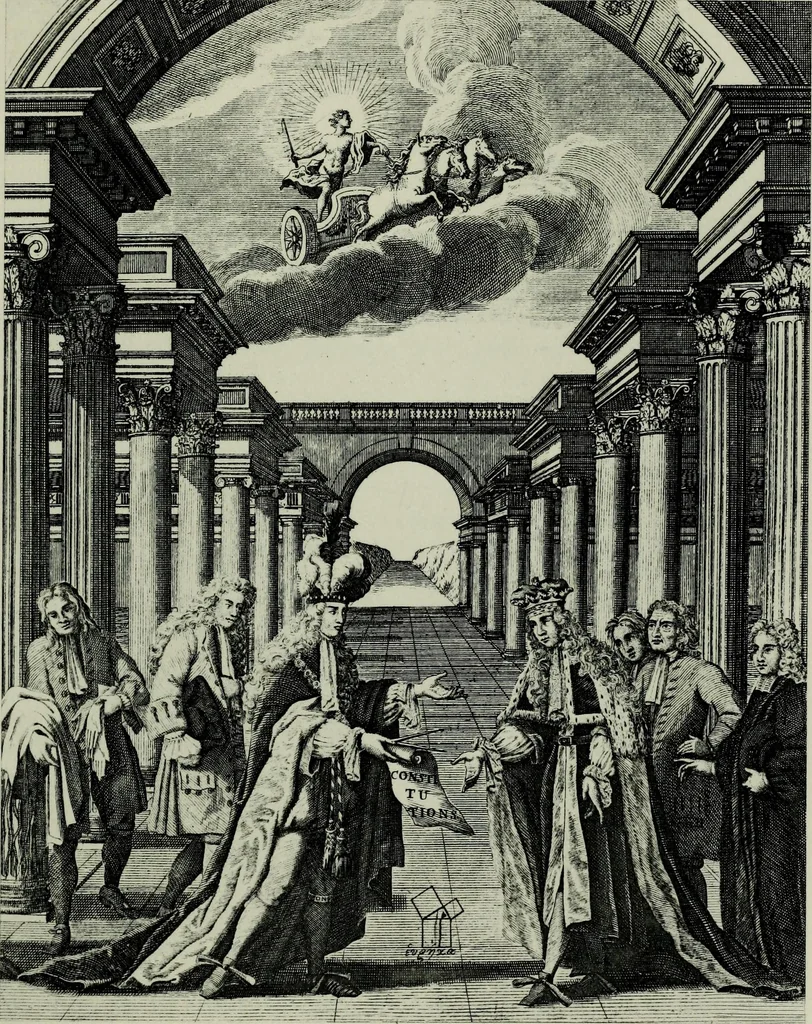 An illustration from The history of freemasonry : its legends and traditions, its chronological history, 1906, leaf 92