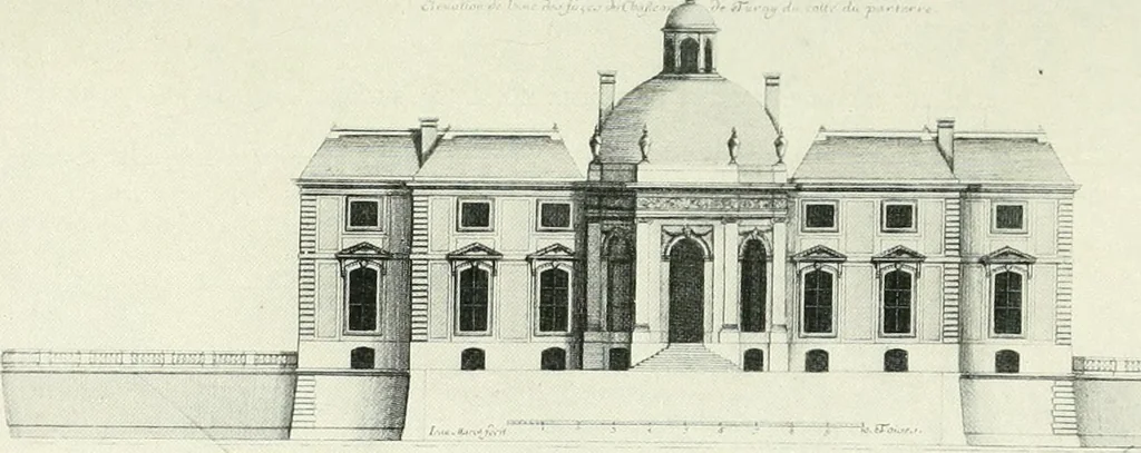 An illustration from A history of French architecture from the death of Mazarin till the death of Louis XV, 1661-1774, 1921, leaf 102