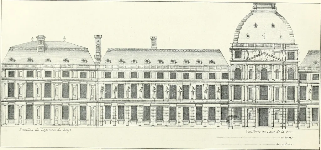 An illustration from A history of French architecture from the death of Mazarin till the death of Louis XV, 1661-1774, 1921, leaf 107