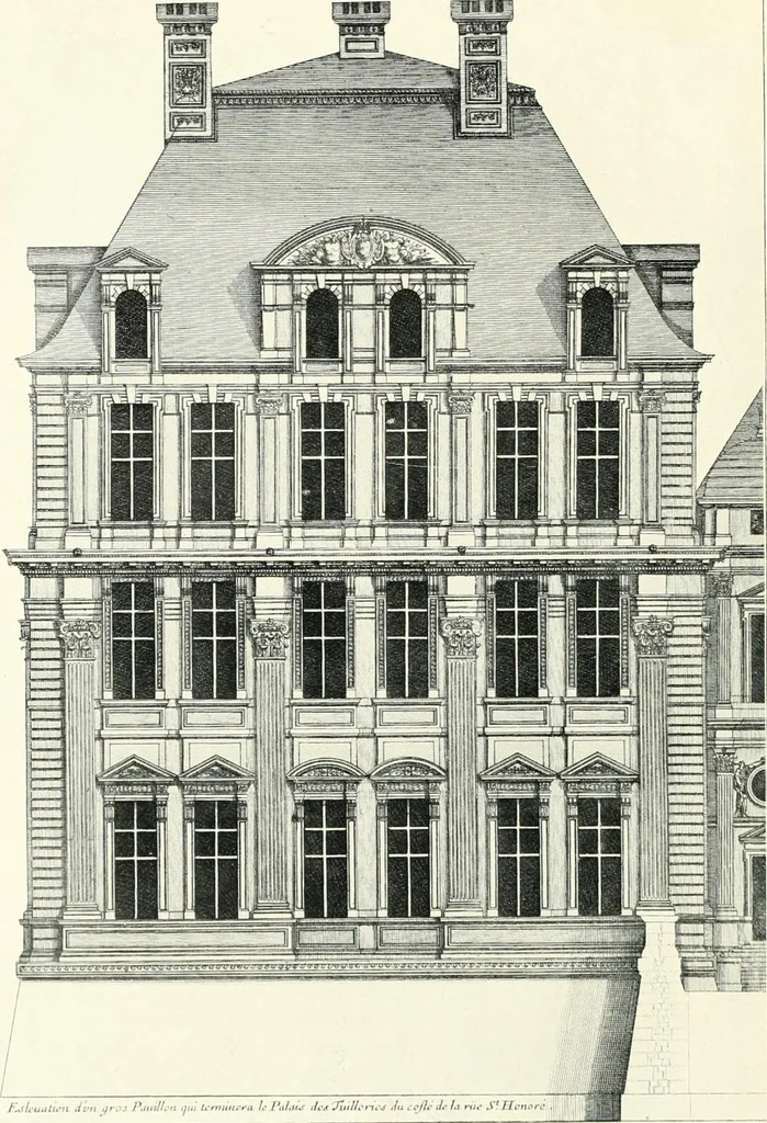 An illustration from A history of French architecture from the death of Mazarin till the death of Louis XV, 1661-1774, 1921, leaf 109