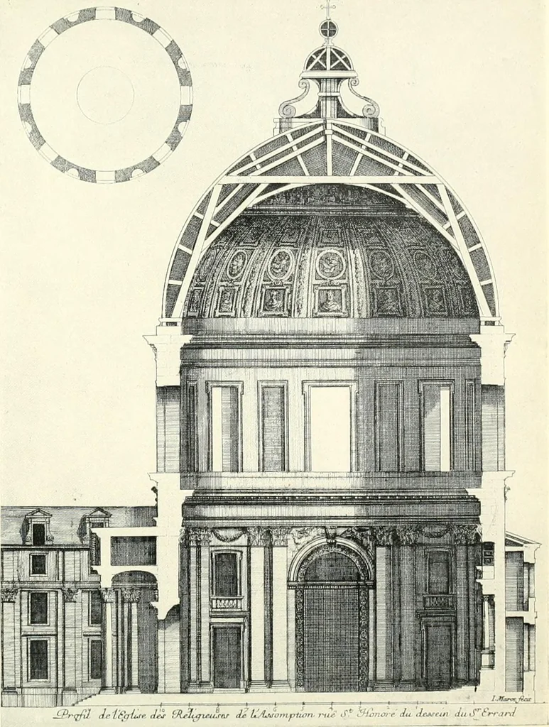 An illustration from A history of French architecture from the death of Mazarin till the death of Louis XV, 1661-1774, 1921, leaf 171