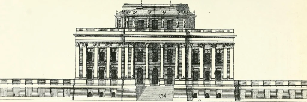 An illustration from A history of French architecture from the death of Mazarin till the death of Louis XV, 1661-1774, 1921, leaf 182
