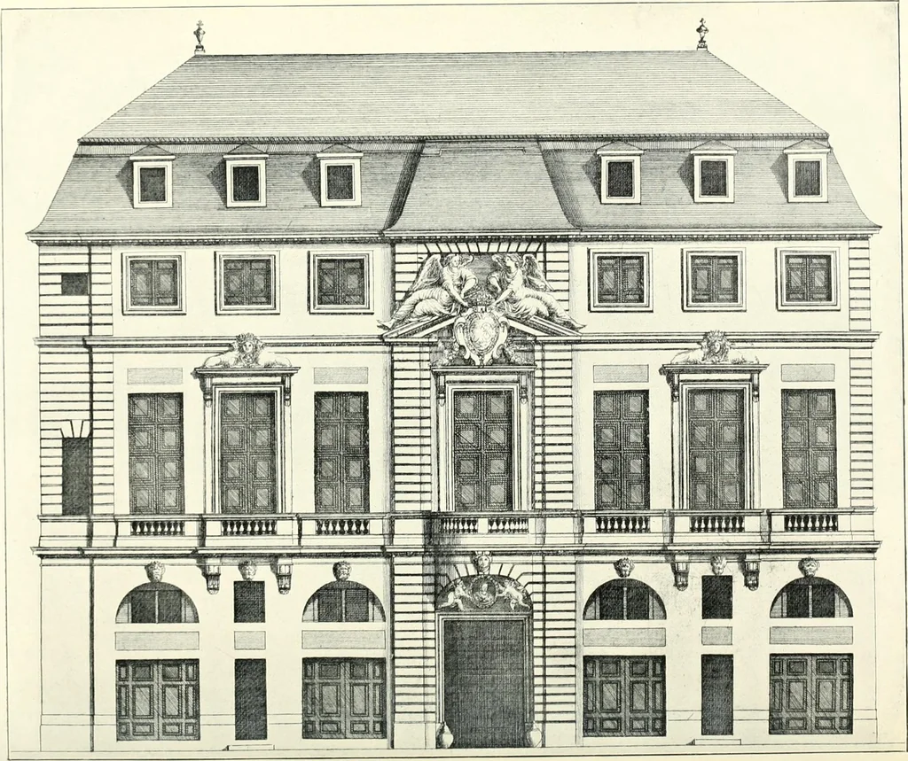 An illustration from A history of French architecture from the death of Mazarin till the death of Louis XV, 1661-1774, 1921, leaf 183