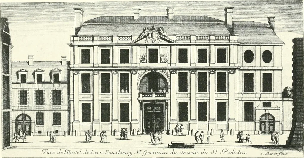An illustration from A history of French architecture from the death of Mazarin till the death of Louis XV, 1661-1774, 1921, leaf 199