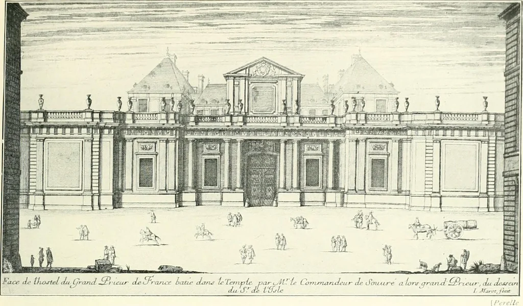 An illustration from A history of French architecture from the death of Mazarin till the death of Louis XV, 1661-1774, 1921, leaf 202