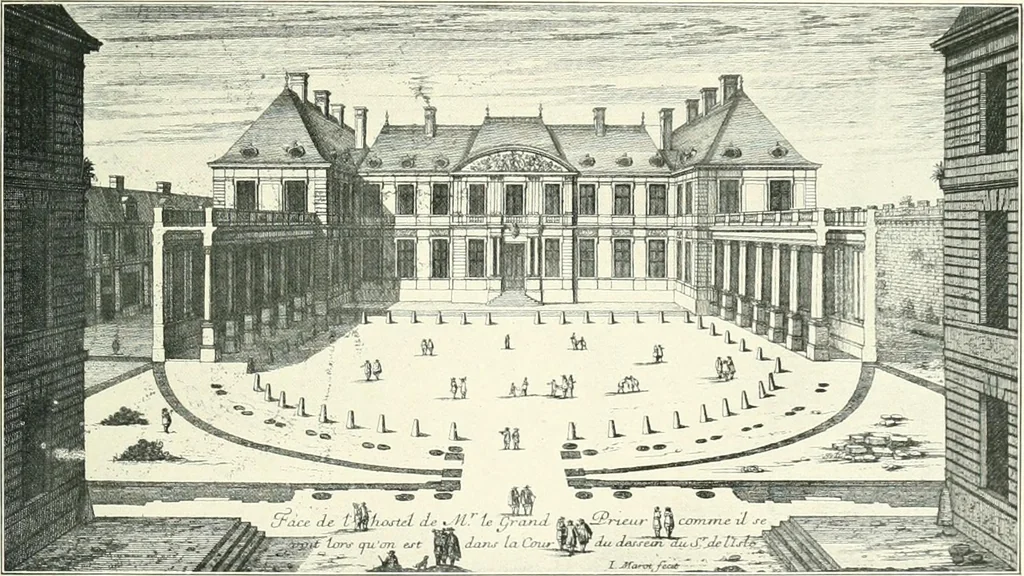 An illustration from A history of French architecture from the death of Mazarin till the death of Louis XV, 1661-1774, 1921, leaf 202