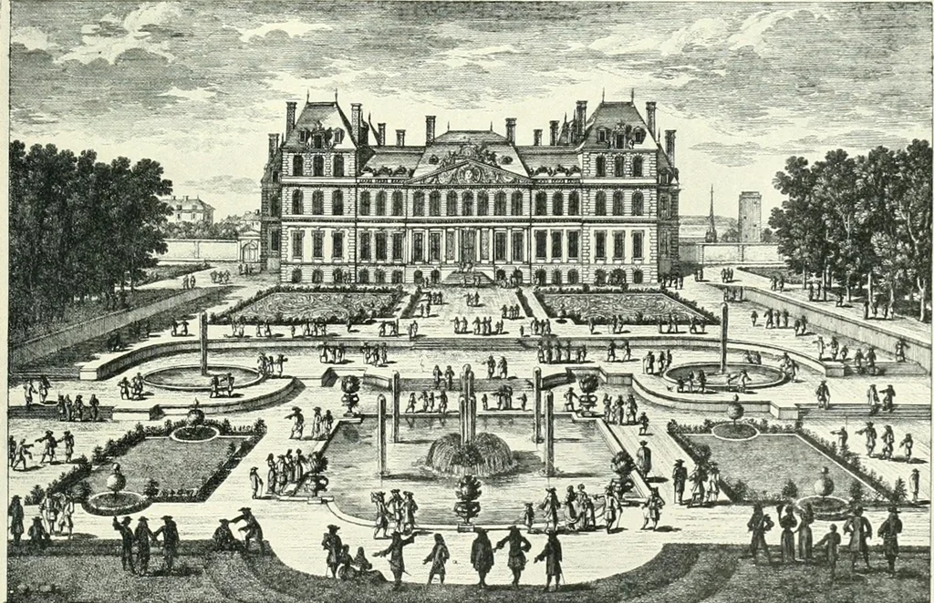 An illustration from A history of French architecture from the death of Mazarin till the death of Louis XV, 1661-1774, 1921, leaf 208