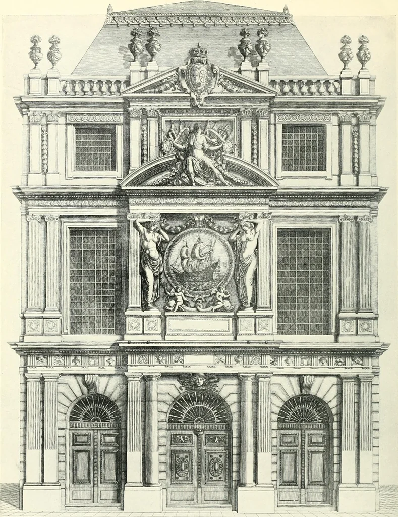 An illustration from A history of French architecture from the death of Mazarin till the death of Louis XV, 1661-1774, 1921, leaf 225