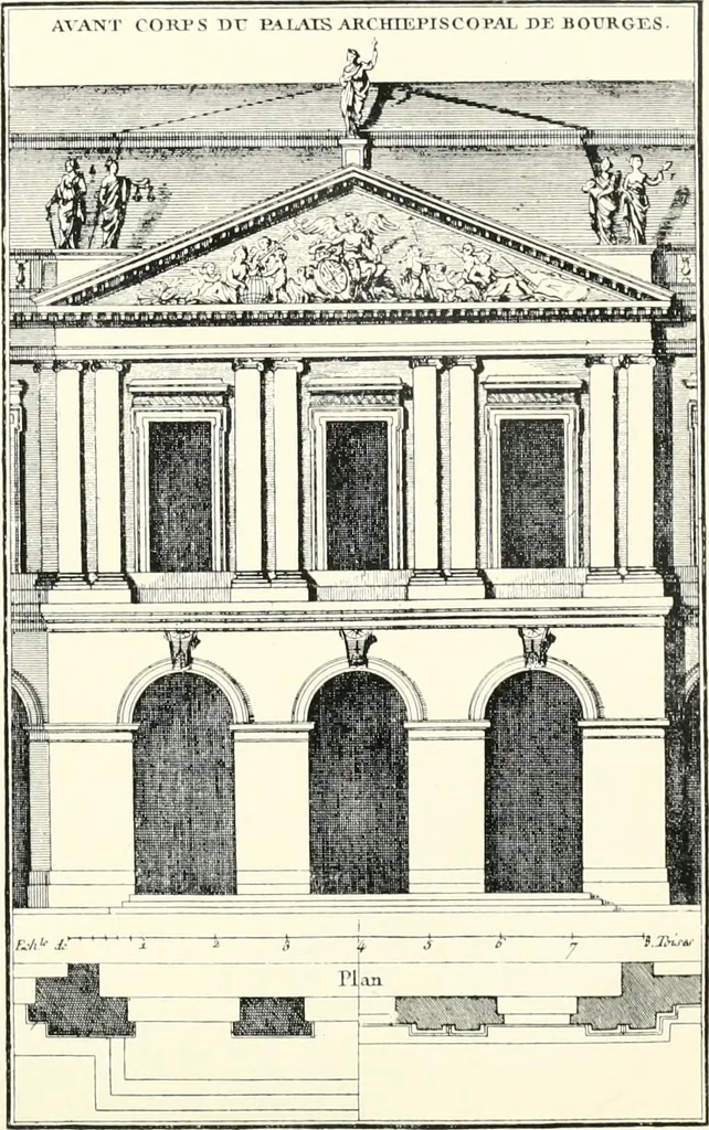 An illustration from A history of French architecture from the death of Mazarin till the death of Louis XV, 1661-1774, 1921, leaf 229