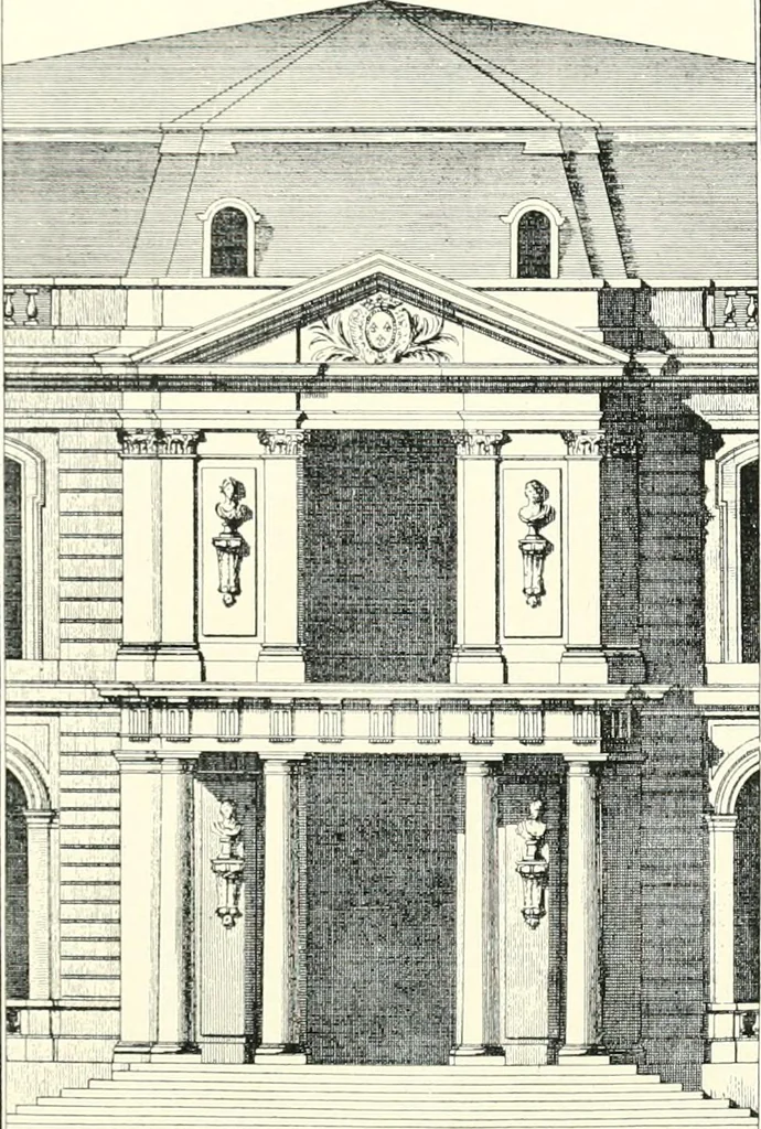 An illustration from A history of French architecture from the death of Mazarin till the death of Louis XV, 1661-1774, 1921, leaf 229