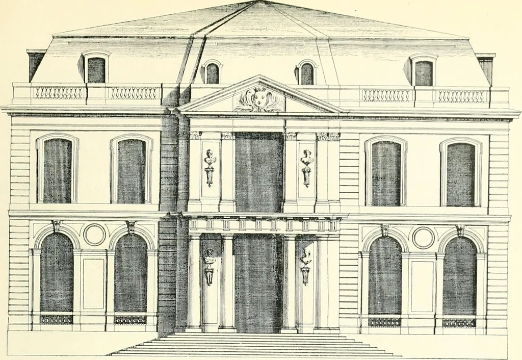 An illustration from A history of French architecture from the death of Mazarin till the death of Louis XV, 1661-1774, 1921, leaf 238
