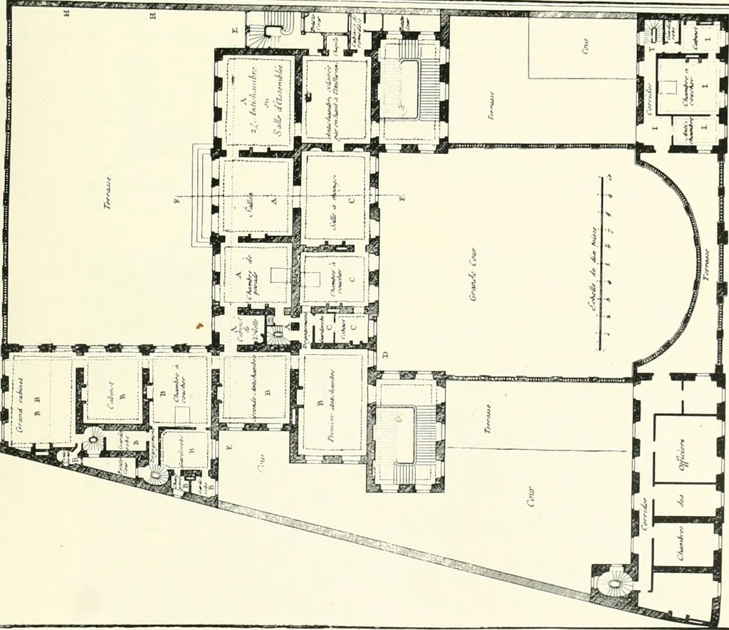An illustration from A history of French architecture from the death of Mazarin till the death of Louis XV, 1661-1774, 1921, leaf 242