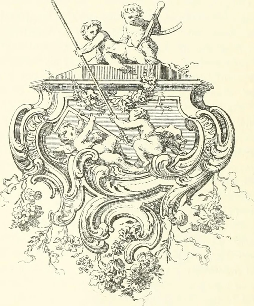 An illustration from A history of French architecture from the death of Mazarin till the death of Louis XV, 1661-1774, 1921, leaf 27