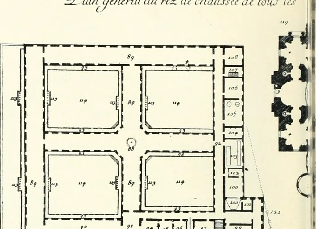 An illustration from A history of French architecture from the death of Mazarin till the death of Louis XV, 1661-1774, 1921, leaf 351