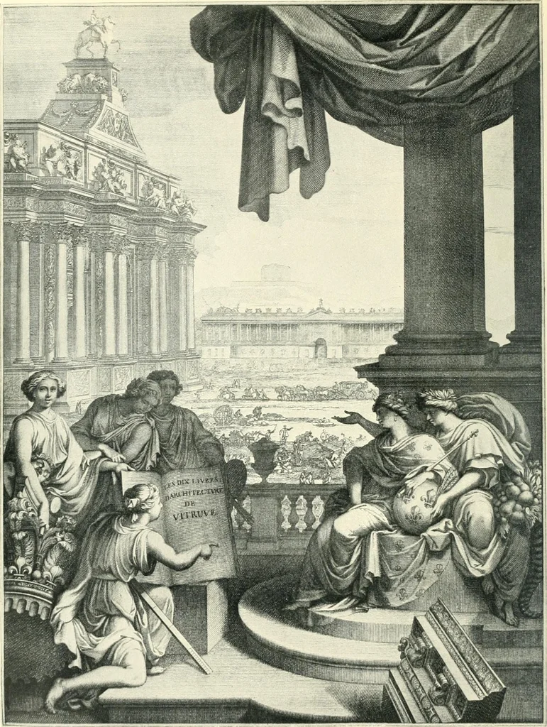 An illustration from A history of French architecture from the death of Mazarin till the death of Louis XV, 1661-1774, 1921, leaf 37