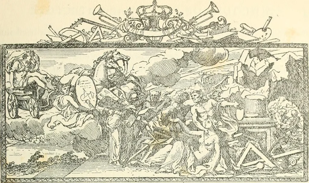 An illustration from A history of French architecture from the death of Mazarin till the death of Louis XV, 1661-1774, 1921, leaf 38