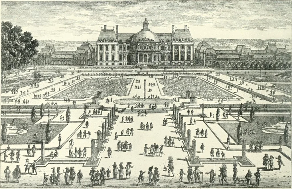 An illustration from A history of French architecture from the death of Mazarin till the death of Louis XV, 1661-1774, 1921, leaf 95