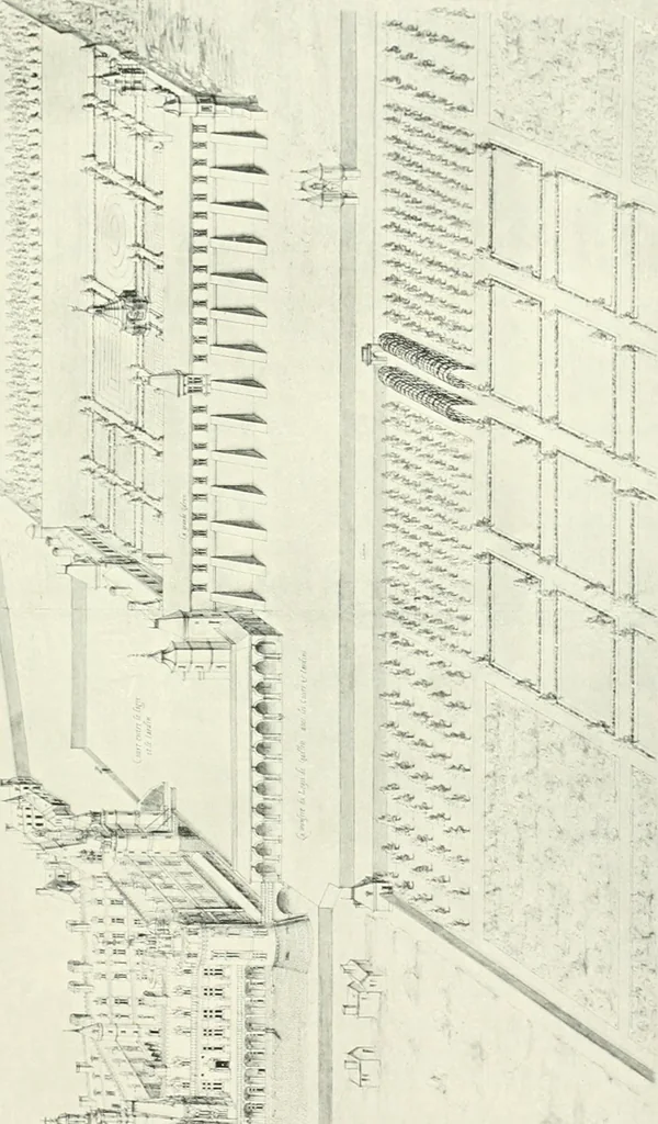 An illustration from A history of French architecture, from the reign of Charles VIII till the death of Mazarin, 1911, leaf 106