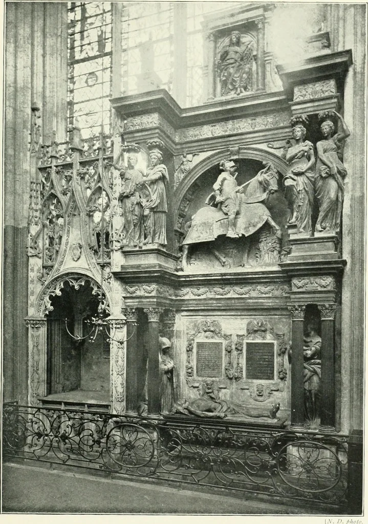 An illustration from A history of French architecture, from the reign of Charles VIII till the death of Mazarin, 1911, leaf 114