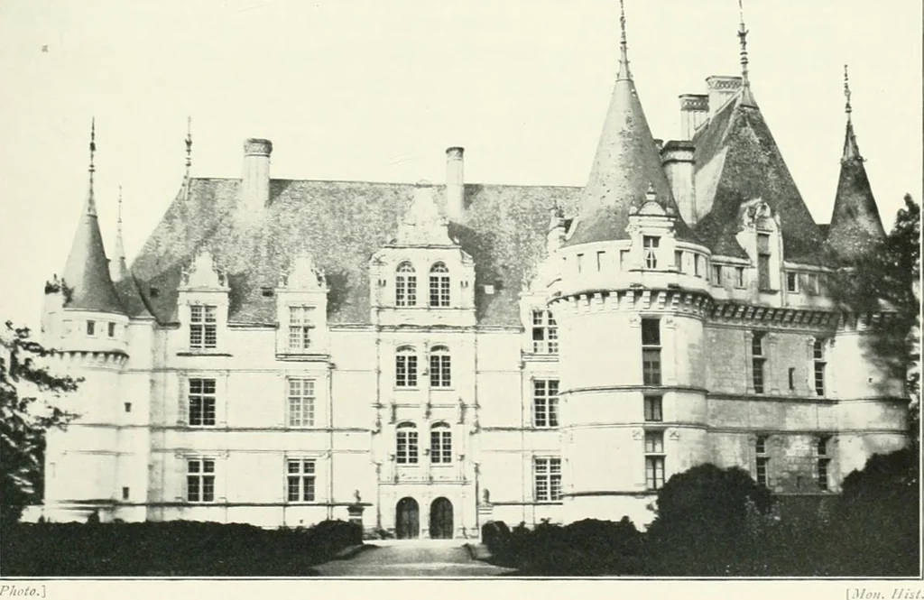 An illustration from A history of French architecture, from the reign of Charles VIII till the death of Mazarin, 1911, leaf 116