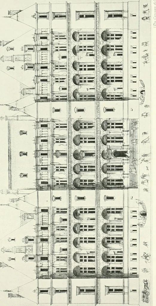 An illustration from A history of French architecture, from the reign of Charles VIII till the death of Mazarin, 1911, leaf 140