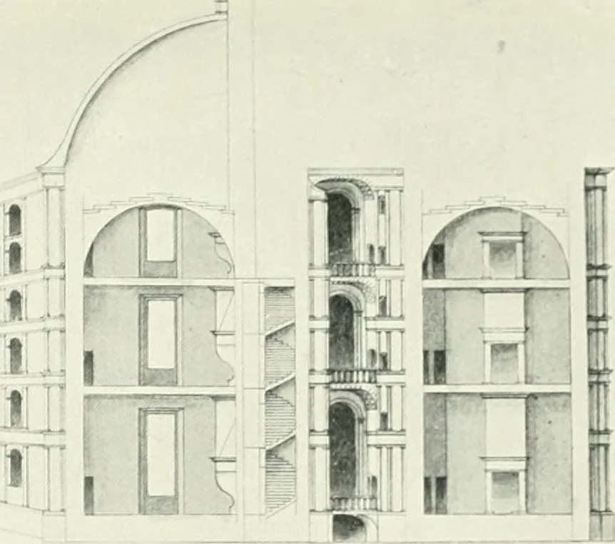 An illustration from A history of French architecture, from the reign of Charles VIII till the death of Mazarin, 1911, leaf 150