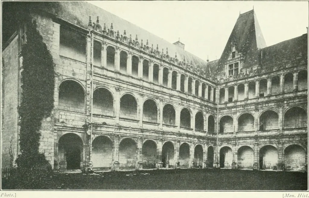 An illustration from A history of French architecture, from the reign of Charles VIII till the death of Mazarin, 1911, leaf 152